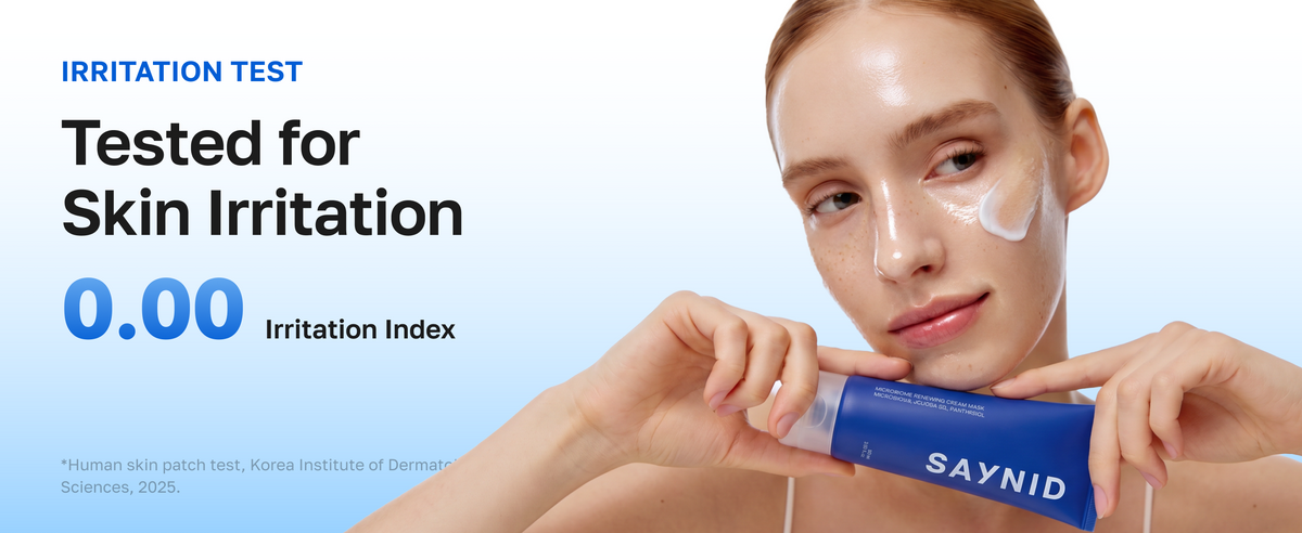 Tested for skin irritation: 0.00 irritation index in a human skin patch test